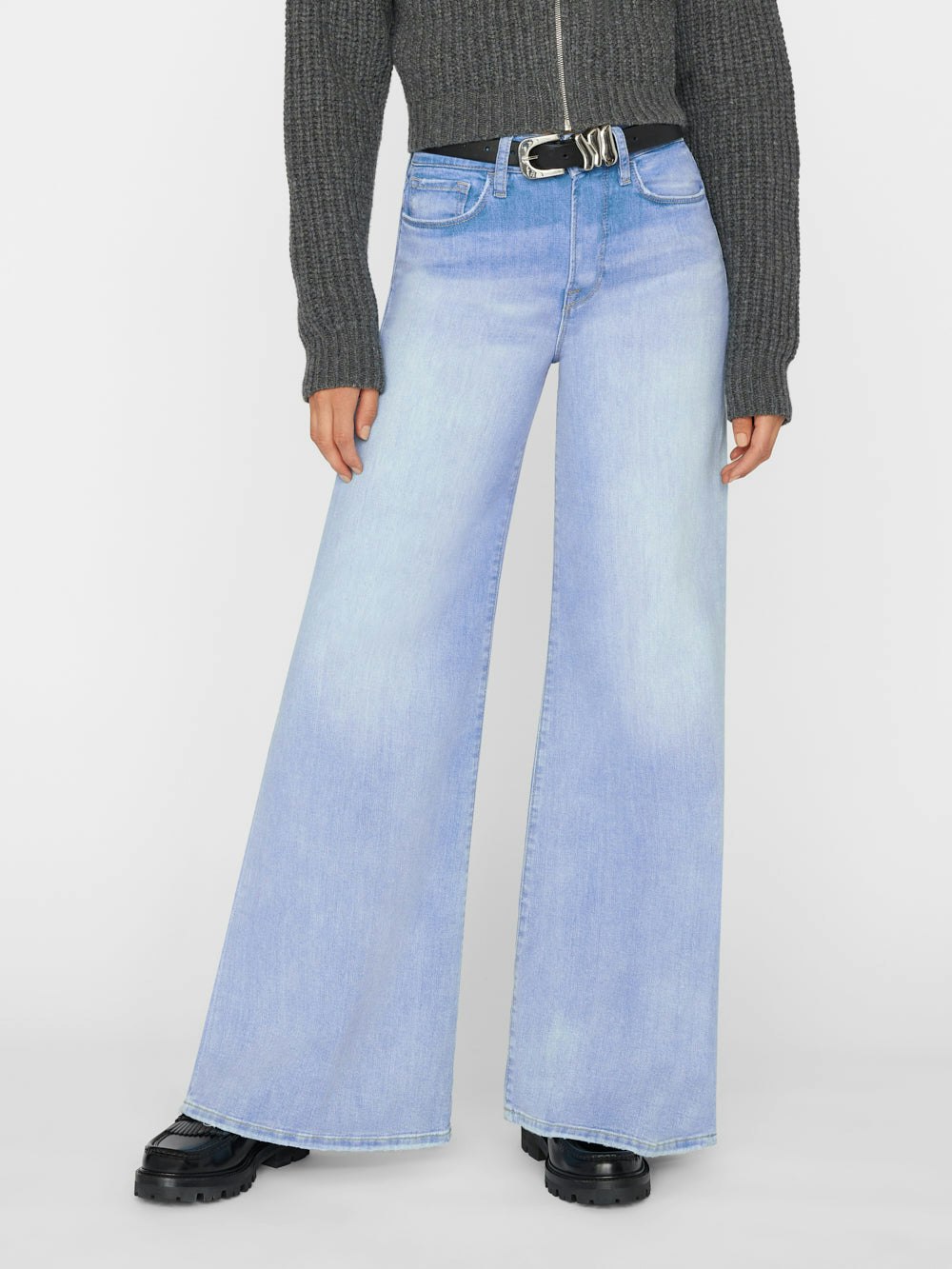 jeans front view
